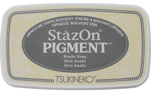 Tsukineko StazOn Pigment Koala Gray Ink Pad